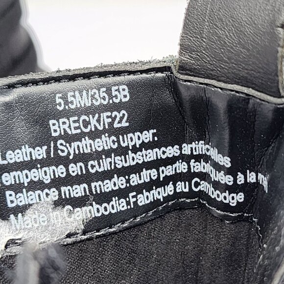 Karl Lagerfeld Women’s 5.5M Breck Black Studded Leather Moto Booties Chunky Heel - Picture 3 of 11